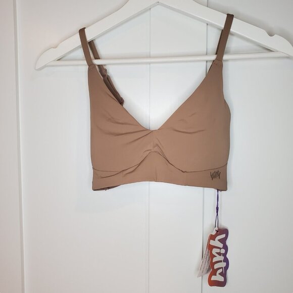 NWT Yitty SZ XS Smoothed Reality Plunge Bra - Moody B*tch Taupe - Picture 4 of 10